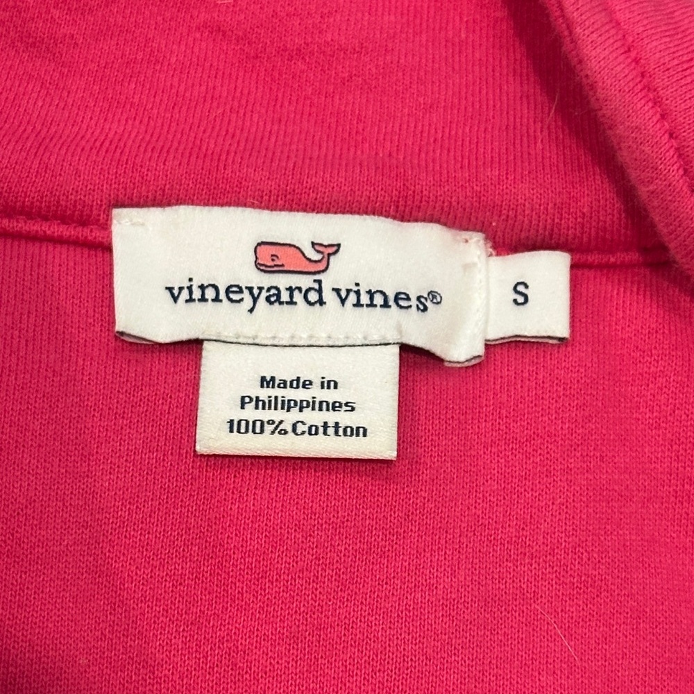 Vineyard Vines women’s shep shirt size small hot pink and blue - Picture 3 of 3